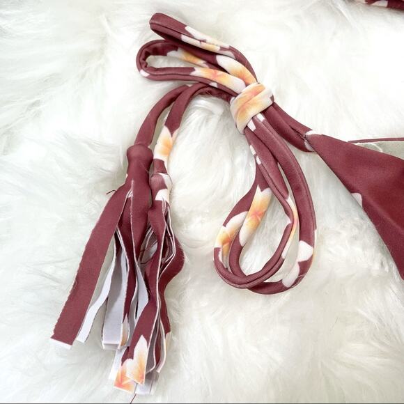 Nirvanic Kehlani Top & Kaia Bottom Plumeria Clay Swim Set Women’s Size XS $162 - Picture 3 of 7